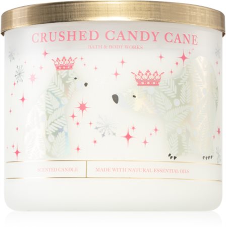 Bath & Body Works Crushed Candy Cane vela perfumada