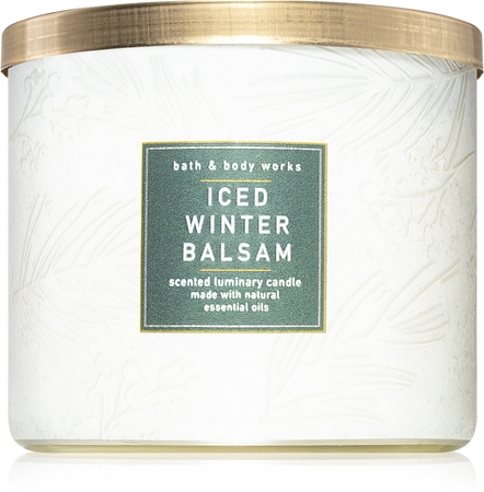 Bath & Body Works Iced Winter Balsam dišeča sveča