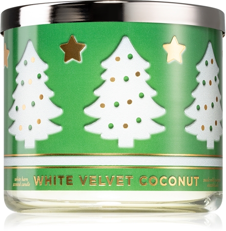 Bath & Body Works White Velvet Coconut vela perfumada
