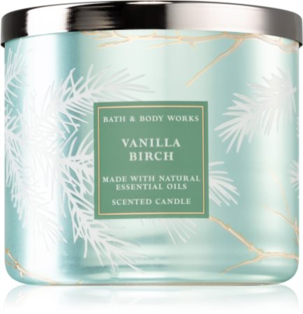 Bath & Body Works Vanilla Birch aromatizēta svece