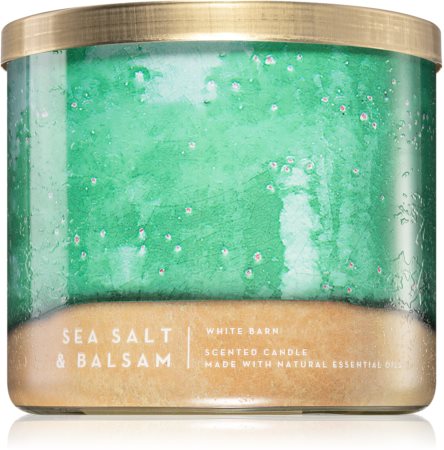 Bath & Body Works Sea Salt & Balsam vonná sviečka