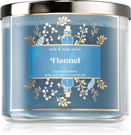 Bath & Body Works Flannel scented candle VI.
