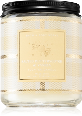 Bath & Body Works Salted Butterscotch & Vanilla vonná sviečka