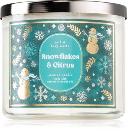 Bath & Body Works Snowflakes & Citrus mirisna svijeća