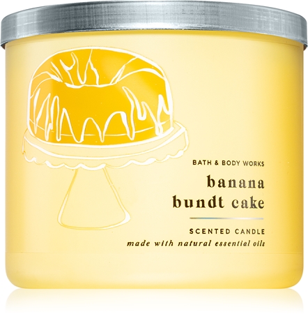 Bath & Body Works Banana Bundt Cake vonná svíčka