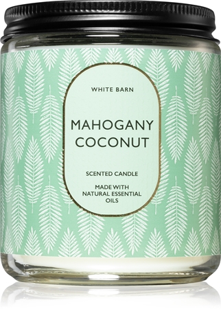 Bath & Body Works Mahogany Coconut vonná svíčka