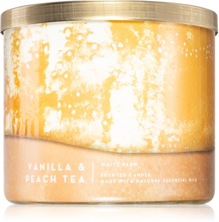 Bath & Body Works Vanilla & Peach Tea mirisna svijeća