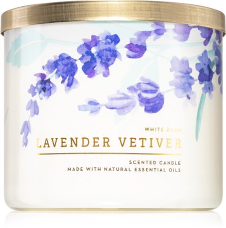 Bath & Body Works Lavender Vetiver tuoksukynttilä