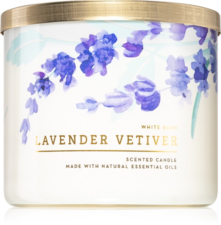 Bath Body Works Lavender Vetiver Vela Perfumada Notino Pt