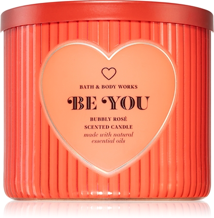 Bath & Body Works Bubbly Rosé vela perfumada