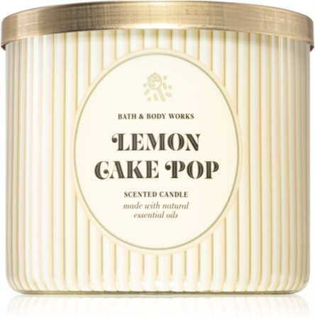 Bath & Body Works Lemon Cake Pop bougie parfumée