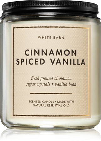 Bath & Body Works Cinnamon Spiced Vanilla illatgyertya