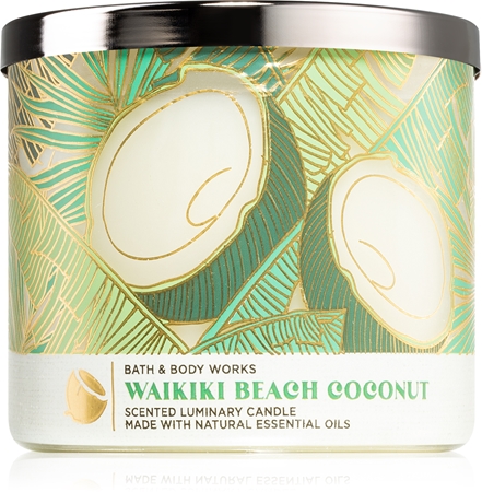 Bath & Body Works Waikiki Beach Coconut scented candle I.