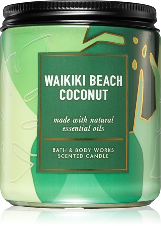 Bath & Body Works Waikiki Beach Coconut vela perfumada