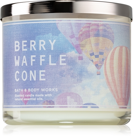 Bath & Body Works Berry Waffle Cone vonná svíčka I.