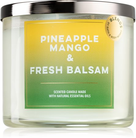 Bath & Body Works Pineapple Mango & Fresh Balsam vonná svíčka