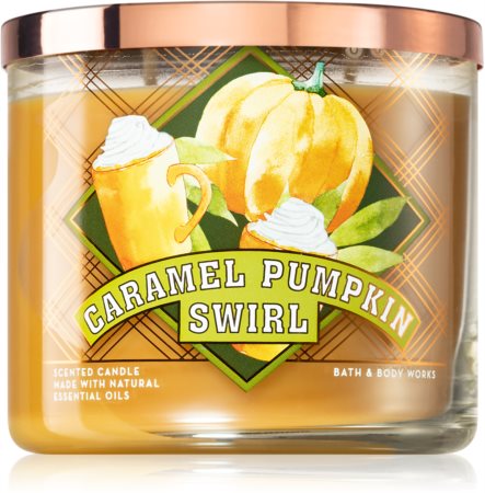 Bath & Body Works Caramel Pumpkin Swirl mirisna svijeća