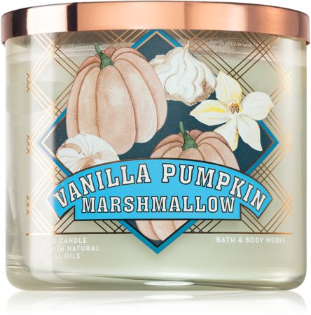 Bath & Body Works Vanilla Pumpkin Marshmallow vonná sviečka I.