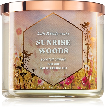Bath & Body Works Sunrise Woods mirisna svijeća