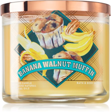 Bath & Body Works Banana Walnut Muffin doftljus I.