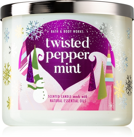 Bath & Body Works Twisted Peppermint scented candle I.