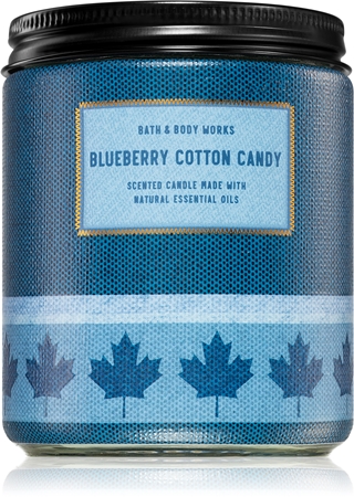 Bath & Body Works Blueberry Cotton Candy candela profumata