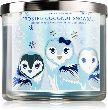 Bath & Body Works Frosted Coconut Snowball lumânare parfumată I.