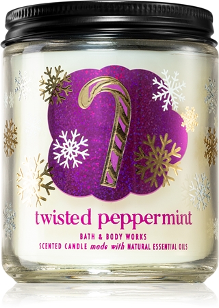 Bath & Body Works Twisted Peppermint mirisna svijeća
