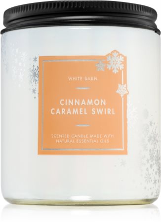 Bath & Body Works Cinnamon Caramel Swirl vonná svíčka