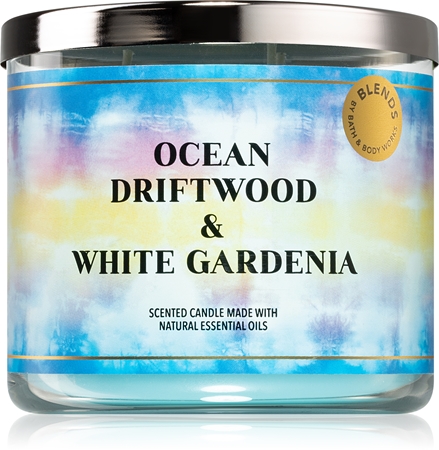 Bath & Body Works Ocean Driftwood & White Gardenia vonná svíčka