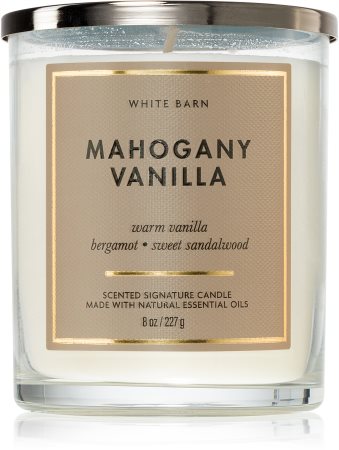 Bath & Body Works Mahogany Vanilla mirisna svijeća