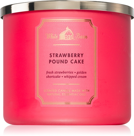 Bath & Body Works Strawberry Pound Cake scented candle