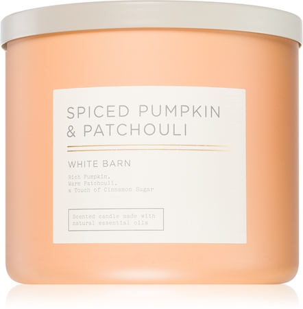 Bath & Body Works Spiced Pumpkin & Patchouli candela profumata I.