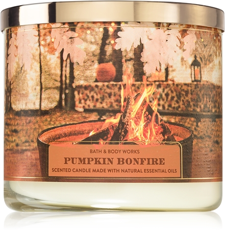 Bath & Body Works Pumpkin Bonfire vonná svíčka I.