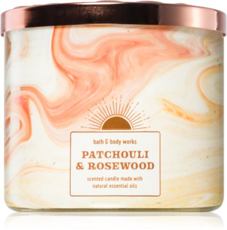Bath & Body Works Patchouli & Rosewood mirisna svijeća