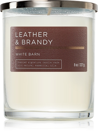 Bath & Body Works Leather & Brandy scented candle