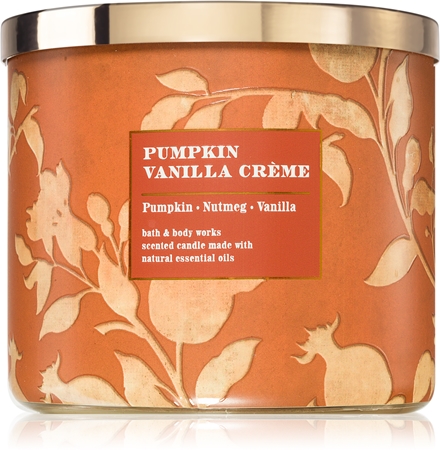 Bath & Body Works Pumpkin Vanilla Crème illatgyertya I.