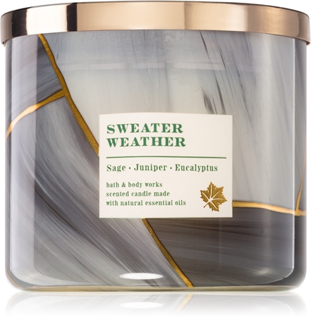 Bath & Body Works Sweater Weather ароматна свещ