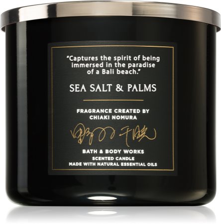Bath & Body Works Sea Salt & Palms mirisna svijeća