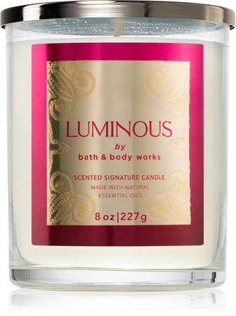 Porte-bougie Citrouille Lumineux Bath & Body Works – Noir/violet, Pour Bougie 3 Mèches, LED, Halloween