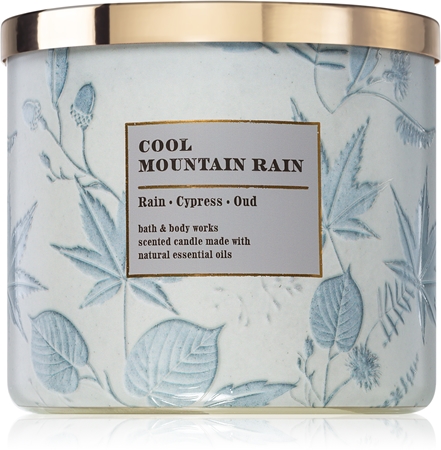 Bath & Body Works Cool Mountain Rain kvapioji žvakė | notino.lt