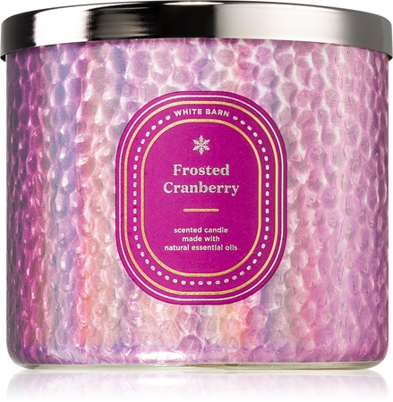 Bath & Body Works Frosted Cranberry candela profumata