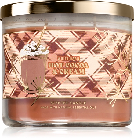 Bath & Body Works Hot Cocoa & Cream vonná svíčka
