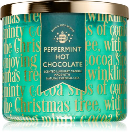Bath & Body Works Peppermint Hot Chocolate mirisna svijeća
