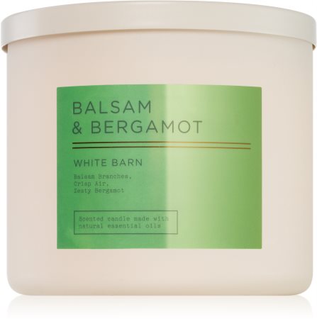 Bath & Body Works Balsam & Bergamot mirisna svijeća
