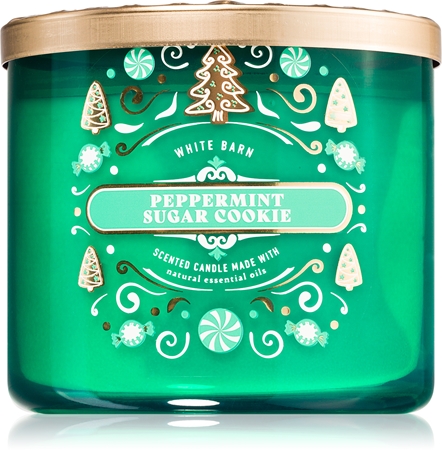Bath & Body Works Peppermint Sugar Cookie mirisna svijeća