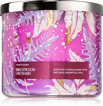 Bath & Body Works Birchwood Orchard candela profumata
