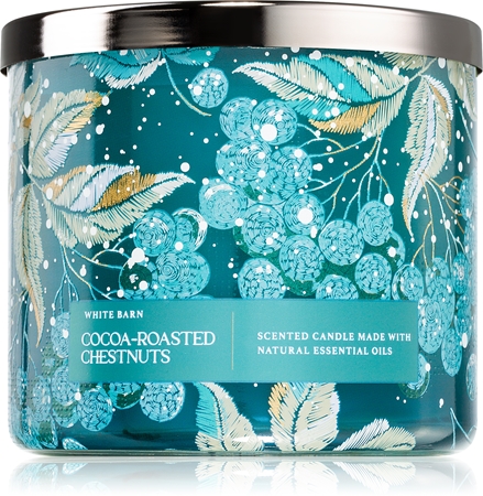 Bath & Body Works Cocoa Roasted Chestnuts vela perfumada
