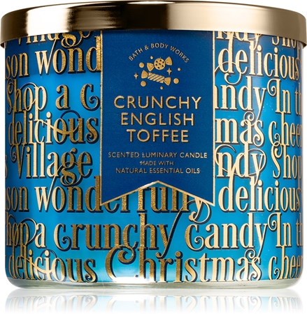 Bath & Body Works Crunchy English Toffee candela profumata