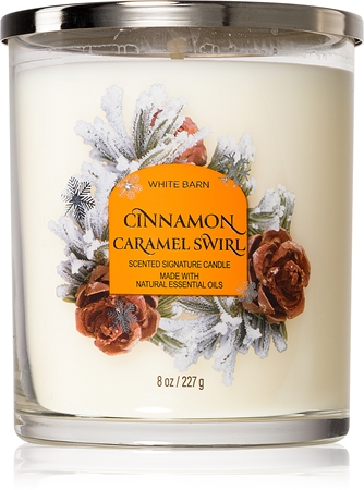 Bath & Body Works Cinnamon Caramel Swirl scented candle
